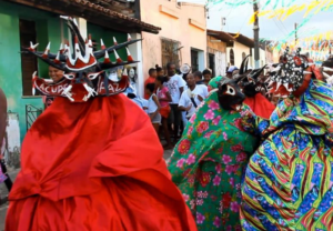 As Caretas de Acupe em desfile