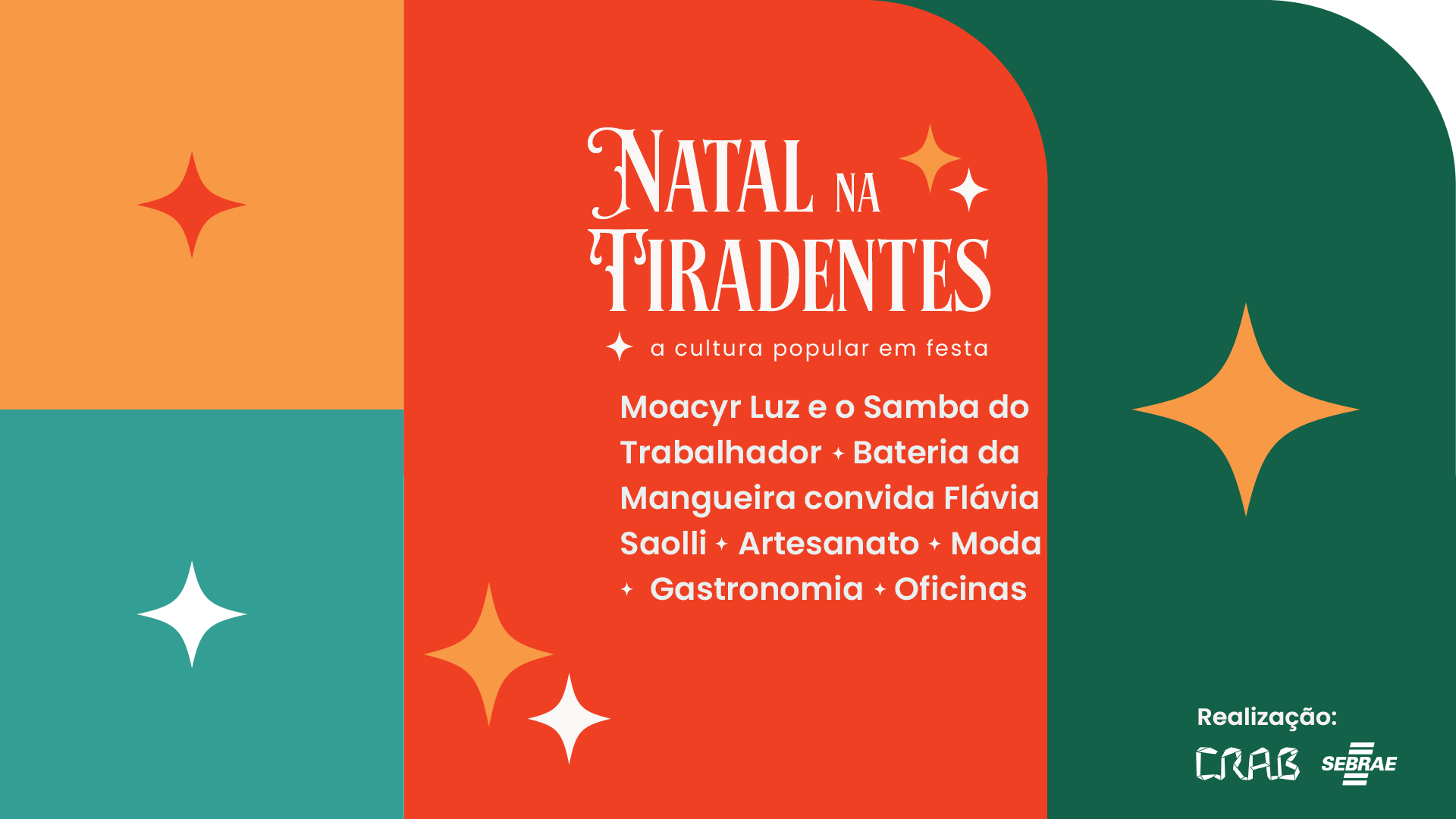 Feira de natal na Tiradentes